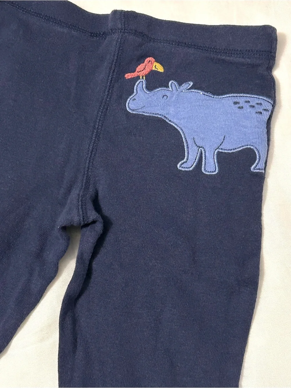 Striped Blue and White Kids Shorts